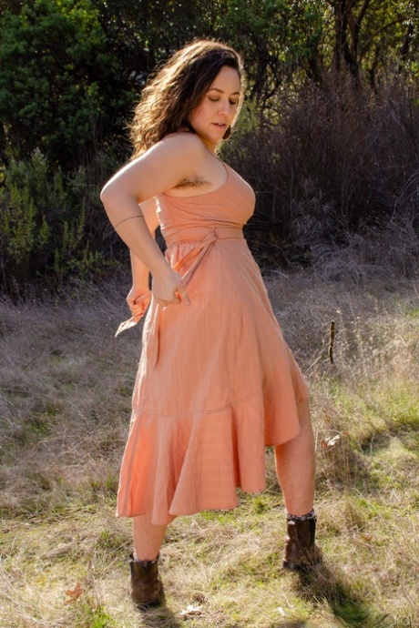 Meadow hot model photo